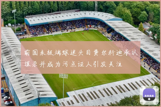 前国米极端球迷头目费尔科迪承认谋杀并成为污点证人引发关注